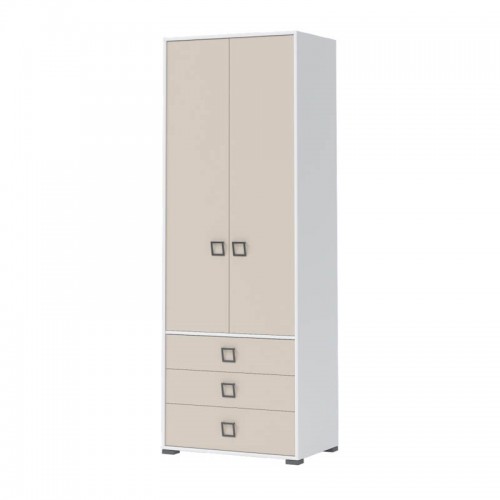 2-DELNA GARDEROBNA OMARA S PREDALI KIKI 198 cm (VEČ BARV)