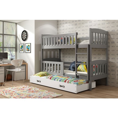 POGRAD KUBUS 2 200X90 Z DODATNIM LEŽIŠČEM (VEČ BARV) - GRAFIT