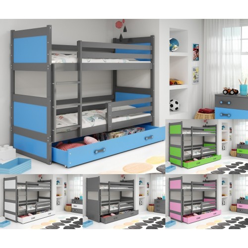 Pograd RICO 90x200 s predalom + ležišči - GRAFIT (VEČ BARV)