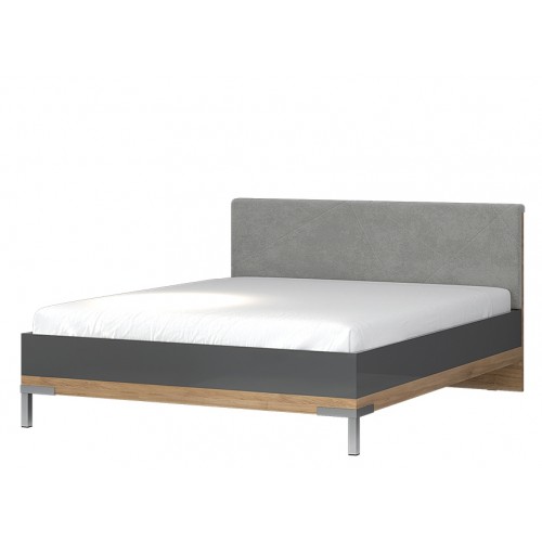 OBLAZINJENA POSTELJA KALLA ONYX 160 CM 