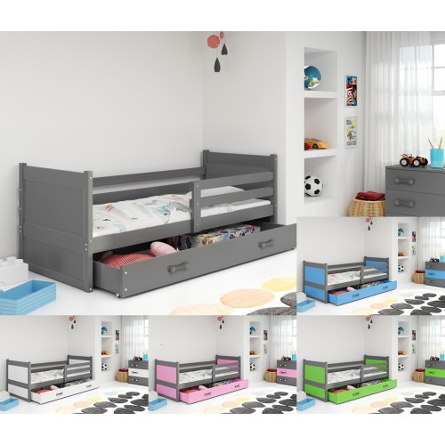 POSTELJA RICO 90x200 s predalom in GRATIS ležiščem - GRAFIT (VEČ BARV)