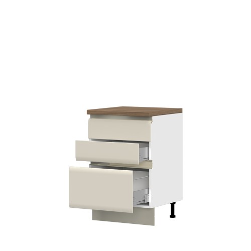 SPODNJI ELEMENT R-60-3MBOX/6 ZA KUHINJO INVICTUS - KAŠMIR MAT LAK