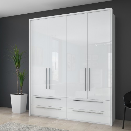 ŠTIRIDELNA GARDEROBNA OMARA Z DEKORATIVNIM OKVIRJEM KALLA PIANO(P44A/PN) - VEČ BARV