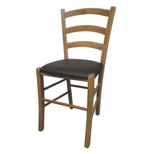 Stol Paesana-Hrast / rjava-Oblazinjeno sedišče - ZALOGA