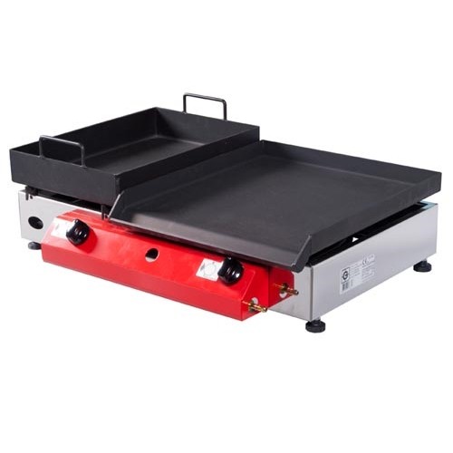 Plinski žar Gorenc, 65 x 40, Fe plošča in globoka plošča, dva gorilnika, brez nog