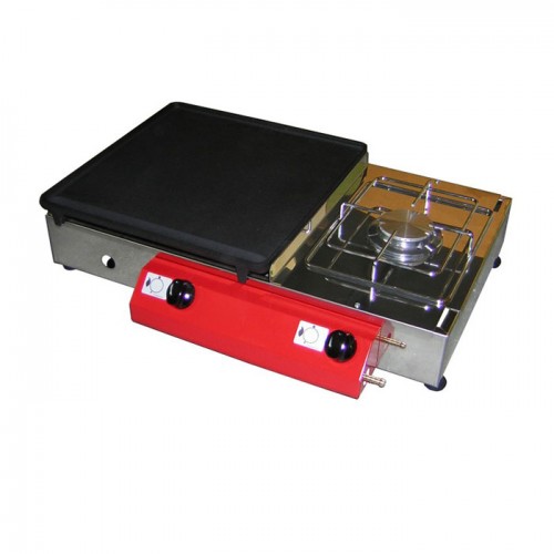 Plinski žar Gorenc, 65×40, s kuhalnikom, LTŽ plošča, brez nog 