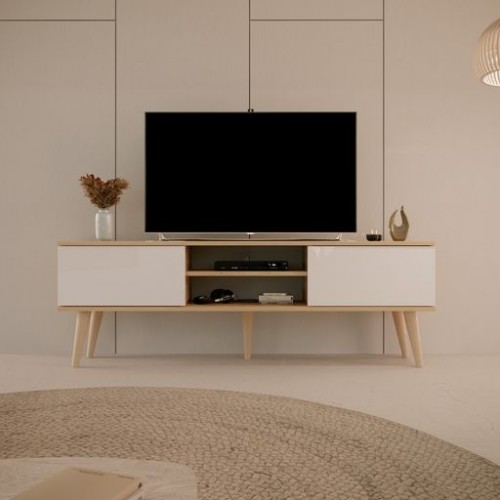 TV OMARICA TORONTO 160 CM - HRAST/BELA