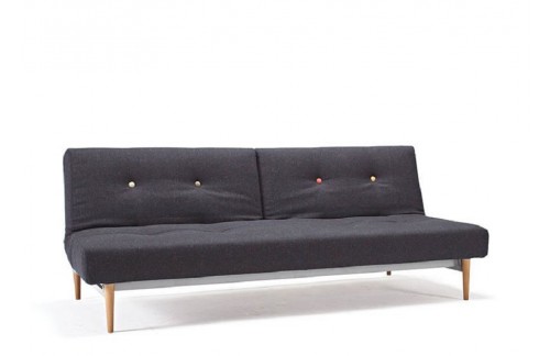 Kavč FIFTYNINE SOFA BED s svetlo stileto lesenimi nogicami