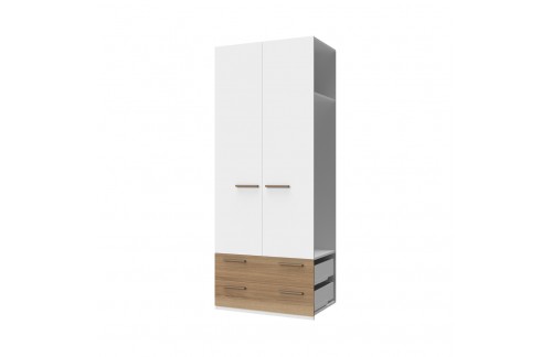2-DELNA DODATNA GARDEROBNA OMARA ARC DP22/AR - Oreh/Bela