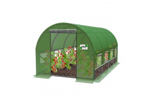 4-segmentni rastlinjak Zraček 6 x 3 x 2 m