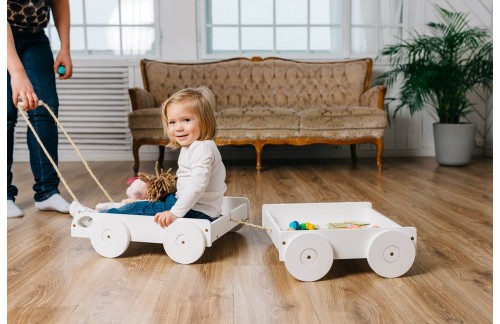 MONTESSORI VOZIČEK ZA IGRAČE (VEČ BARV)