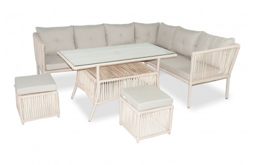 VELIKA KOTNA VRTNA GARNITURA CALISTA