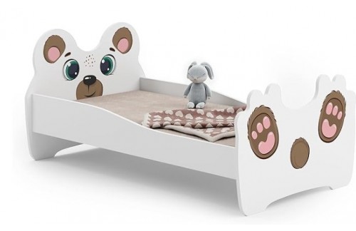 Otroška postelja BELI MEDVEDEK 160x80 cm - EKSPONAT