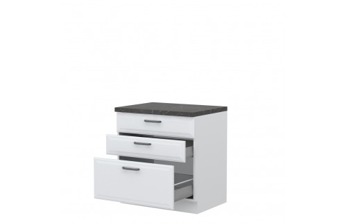 ELEMENT ZA KUHINJO EVIA R-80-3MBOX S TREMI KOVINSKIMI PREDALI
