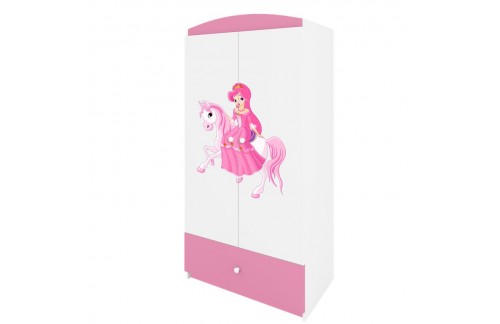 Garderobna omara Dreamy princeska na konju (več barv)