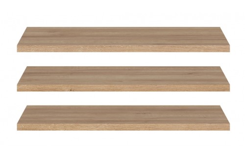 Set 3 polic za garderobno omaro Luna