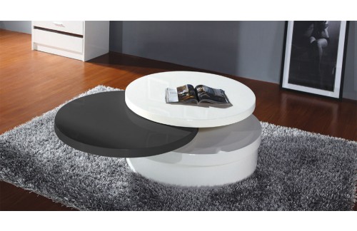 Klubska mizica Yin Yan: Črna