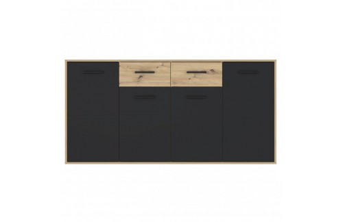 Komoda ANTUZA NTU241-M712 (hrast/siva)