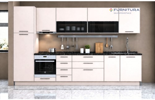 LINIJSKA KUHINJA JELA OPERA 360CM - TUDI PO MERI / NAROČILU