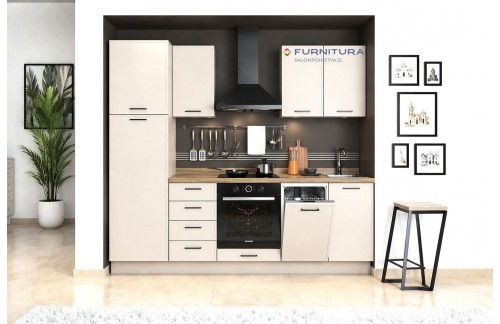 MODERNA KUHINJA OPERA 255CM (TUDI PO MERI/NAROČILU)