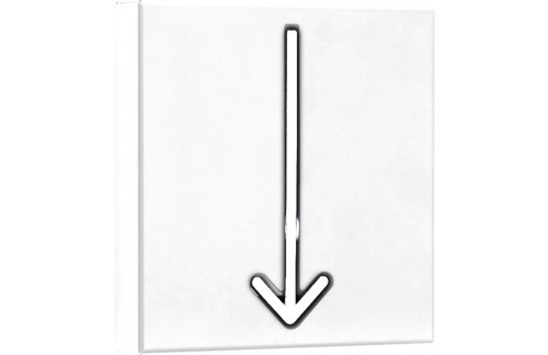 Obešalnik ARROW - bela