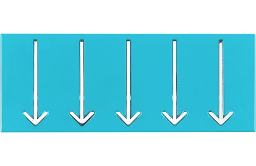 Obešalnik ARROW 5 - modra 