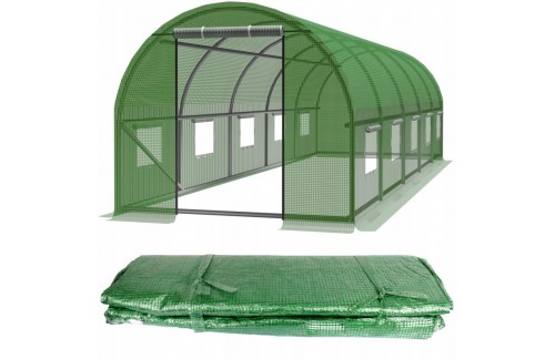 Ojačana folija Livaro za vrtni tunel 8m x 3m (ZELENA)