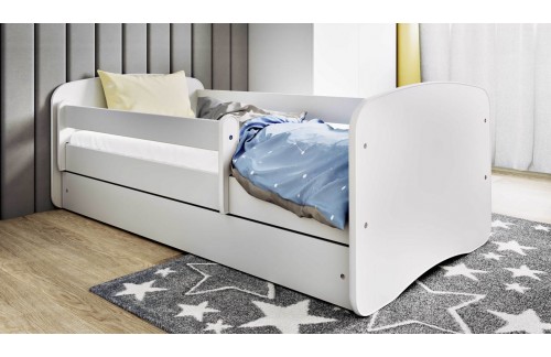 OTROŠKA POSTELJA DREAMY (VEČ BARV IN DIMENZIJ)-Bela-80x160