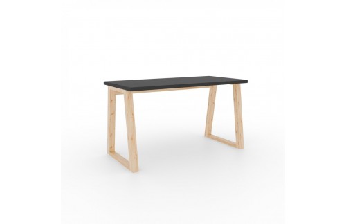 Pisalna miza Iwo v različnih barvah 135 cm - GRAFIT-HRAST