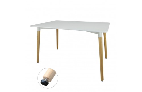 Pravokotna miza Risil 120 x 80 cm (bela)