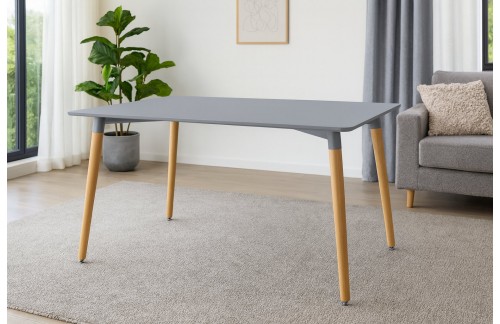 Pravokotna miza Selon 120 x 80 cm (siva)