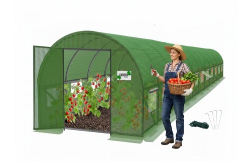 Razstlinjak Floria (12-segmentni, 12 x 5 x 2 m, z vrati na tečajih)