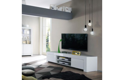 Sodoben TV regal z 2 vrati, 140x56 cm - AMALFI 209006-02
