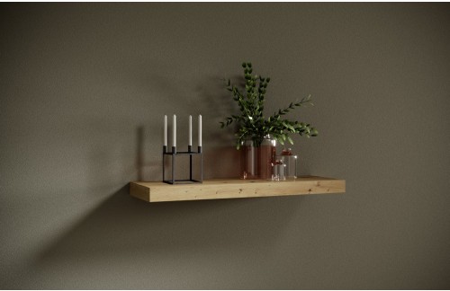 Stenska polica ANDREA 80 cm - HRAST ARTISAN