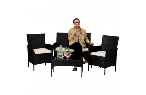 Vrtna garnitura Varnel (ČRNA)