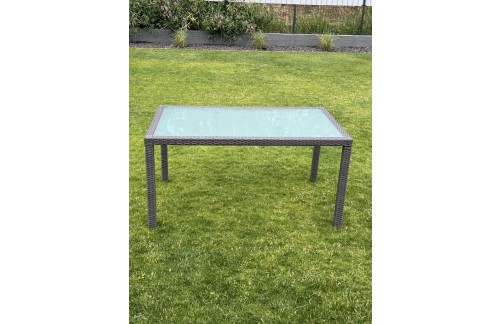 Vrtna miza TERROSA 150x90 cm (siva)