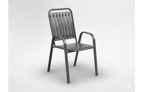 Vrtni stol Grafit (temno siv)