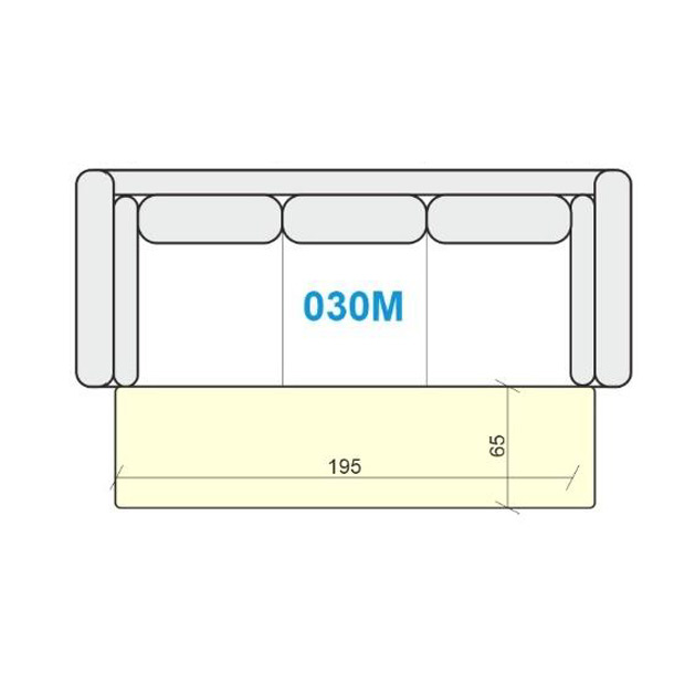 Trosed z ležiščem (230x90cm) - +412,35 €