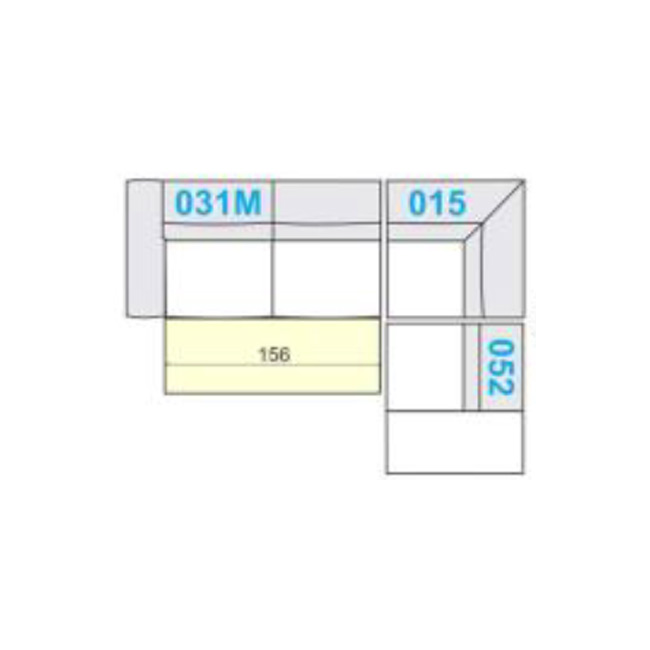 Trosed desni kot ležišče (290x231cm) - +499,10 €