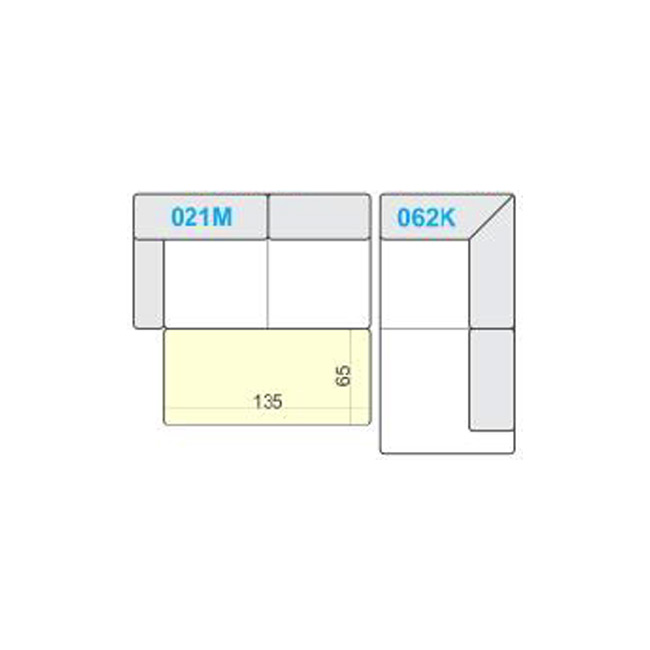 Dvosed desni kot z ležiščem (250x175cm) - +86,80 €