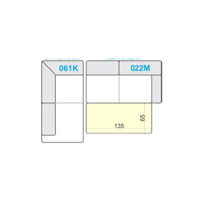 Dvosed levi kot z ležiščem (250x175cm) - +86,80 €